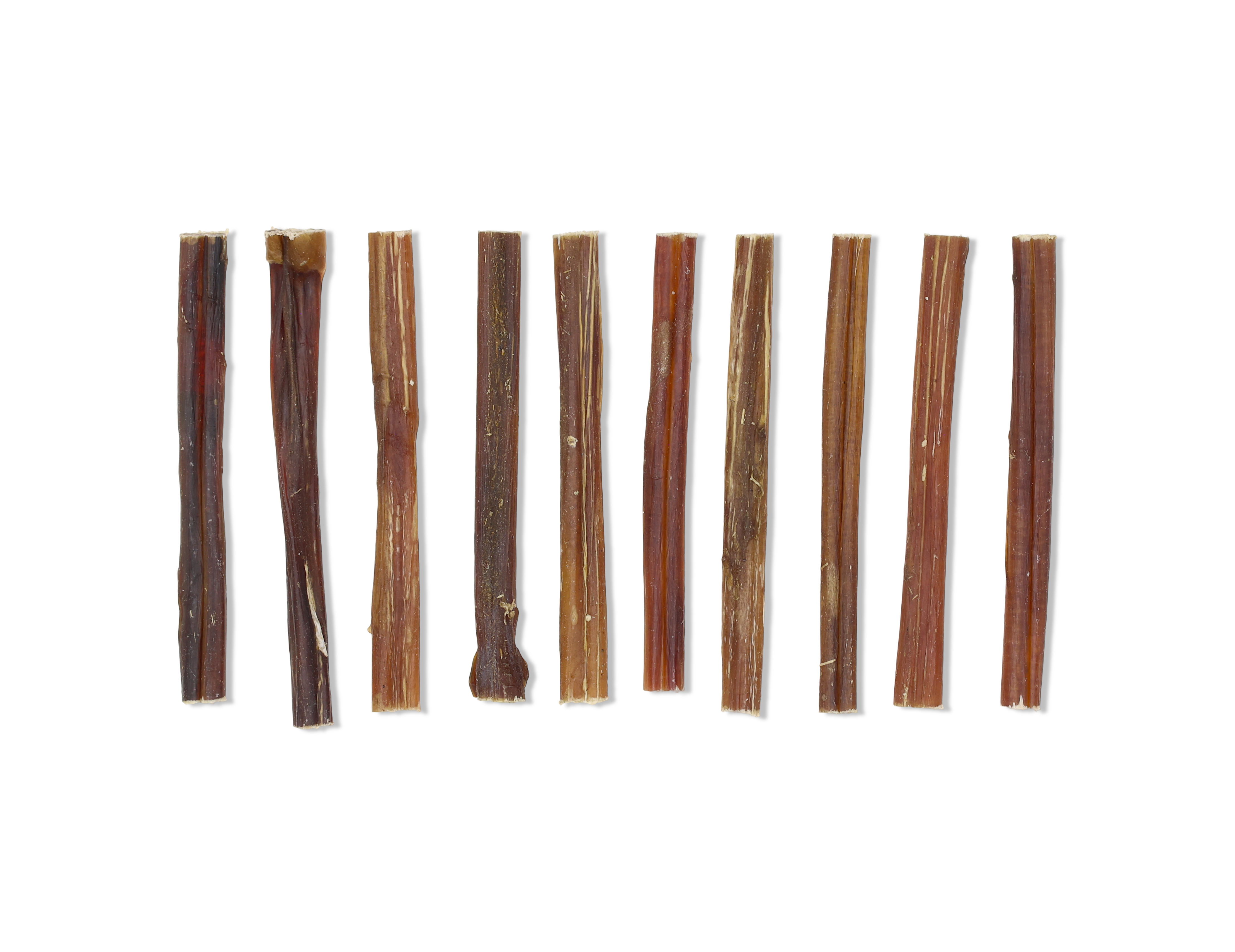 6 inch Thin Bully Stick chew treat for dogs, US-sourced beef