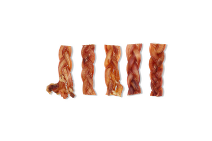 6" Braided Bully Sticks