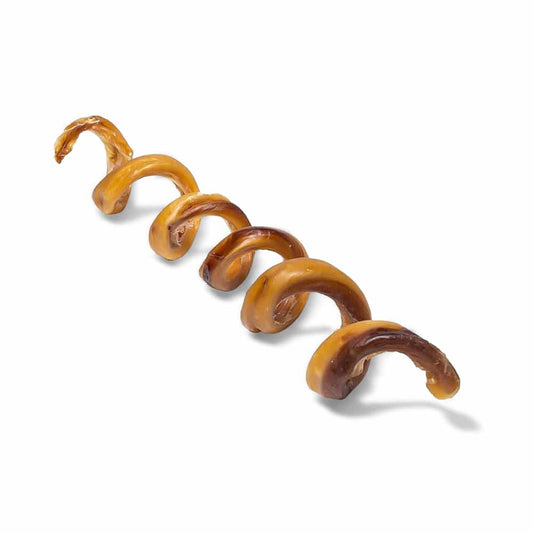 5-7 inch Premium Spiral Bully Sticks - Delightful Chews