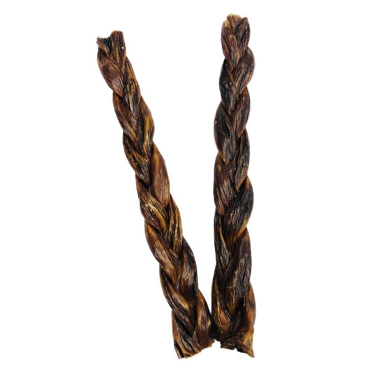 Beef Gullet Braid 6″ (5 pack) - Delightful Chews